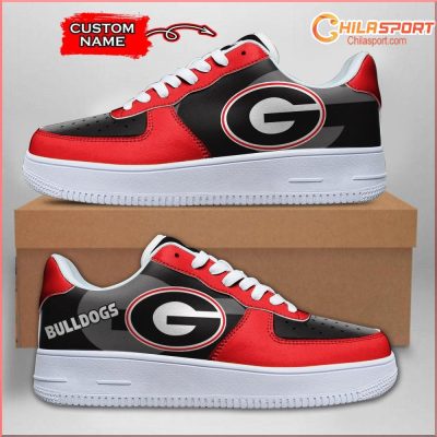 Georgia Bulldogs Air Low Top AF1 Sneakers Stylish NCAA Shoes for Men and Women - soulcals