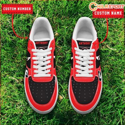 Georgia Bulldogs Air Low Top AF1 Sneakers Stylish Trendy Shoes - soulcals