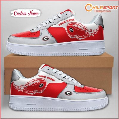 Georgia Bulldogs NCAA Air Low Top AF1 Sneakers Stylish Shoe Gift for Men and Women - soulcals