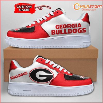 Georgia Bulldogs NCAA Air Low Top AF1 Sneakers Stylish Shoes for Men and Women - soulcals