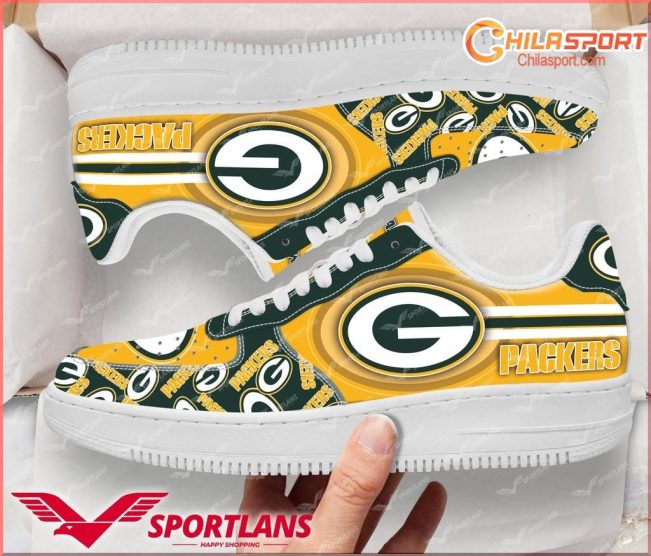 Green Bay Packers Air Low Top AF1 Sneakers - Stylish Trendy Gift Sale - soulcals