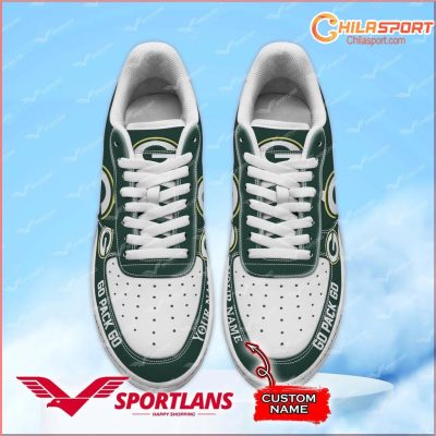 Green Bay Packers Air Low Top AF1 Sneakers - Stylish, Trendy Gift - soulcals