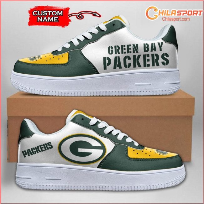 Green Bay Packers NFL Air Low Top AF1 Sneakers Stylish Shoes Great Gift Ideas For Men And Women - soulcals