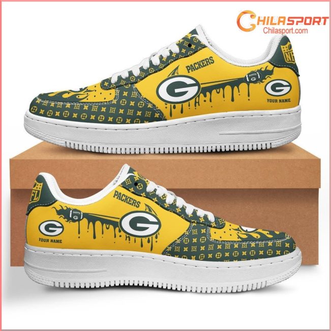 Green Bay Packers NFL Air Low Top AF1 Sneakers Stylish Sports Shoes For Men And Women - soulcals