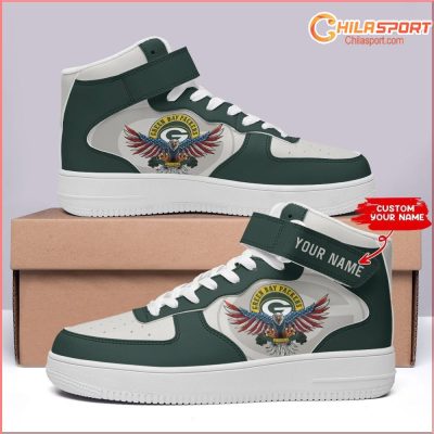 Green Bay Packers Personalized Sneakers Unique Stylish Football Fan Gift - soulcals