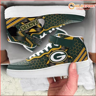 Green Bay Packers Trendy Air Low Top AF1 Sneakers Stylish Fan Shoes - soulcals