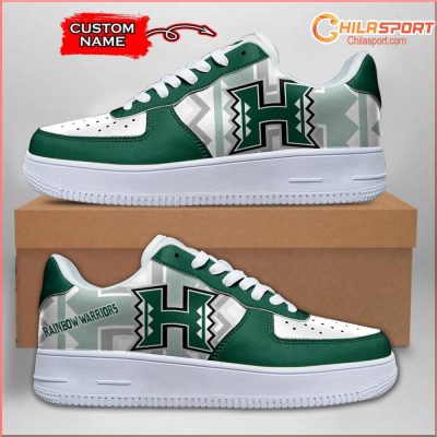 Hawaii Rainbow Warriors NCAA Air Low Top AF1 Sneakers Stylish and Comfortable Shoes for Men and Wome - soulcals