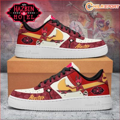 Hazbin Hotel Stylish Air Low Top AF1 Sneakers Shoes For Men And Women - soulcals
