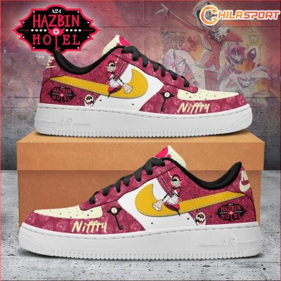 Hazbin Hotel Themed Comfortable Air Low Top AF1 Sneakers Shoes For Men and Women - soulcals