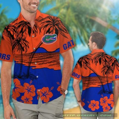 Florida Gators Hibiscus Hawaiian Shirt Beach Short - Hot Sale 2025