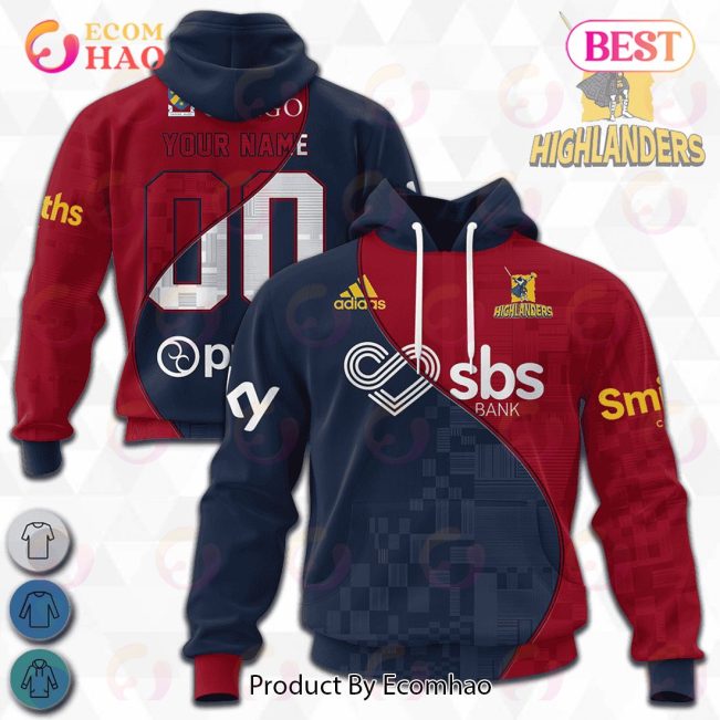 Highlanders Super Rugby Mix Jerseys 2023 Personalized 3D Hoodie -soulcals
