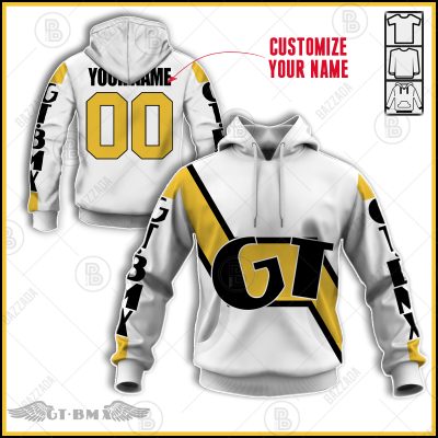 GT TEAM WHITE LINE BLACK YELLOW OLD SCHOOL BIKE JERSEY CLASSIC BMX JERSEY RACE BIKE SHIRT VINTAGE- Personalize name and number
