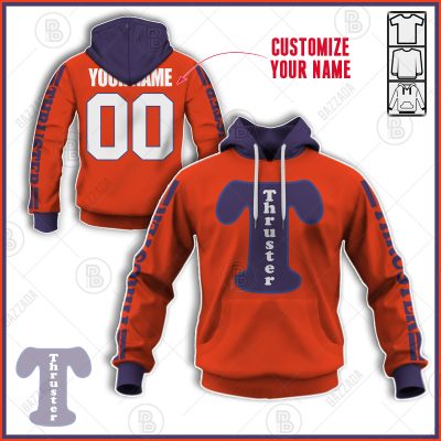 THRUSTER RACING RED OLD SCHOOL BIKE JERSEY CLASSIC BMX JERSEY RACE BIKE SHIRT VINTAGE- Personalize name and number