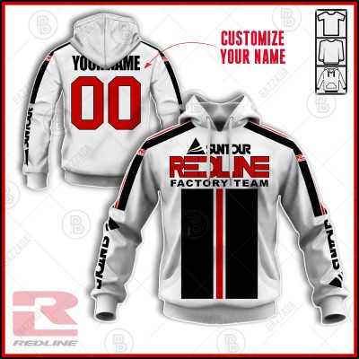 REDLINE FACTORY TEAM SUNTOUR WHITE LINE BACK RED OLD SCHOOL BIKE JERSEY CLASSIC BMX JERSEY RACE BIKE SHIRT VINTAGE- Personalize name and number