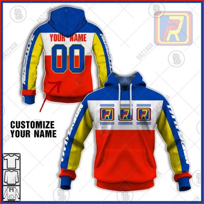 PATTERSON TEAM ORANGE BLUE OLD SCHOOL BIKE JERSEY CLASSIC BMX JERSEY RACE BIKE SHIRT VINTAGE- Personalize name and number