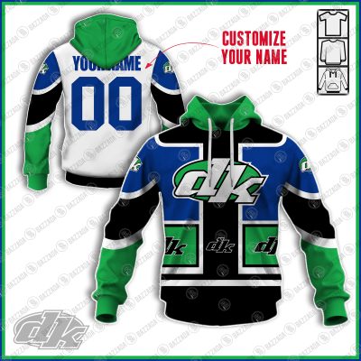 DK TEAM BLACK LINE GREEN BLUE WHITE OLD SCHOOL BIKE JERSEY CLASSIC BMX JERSEY RACE BIKE SHIRT VINTAGE- Personalize name and number