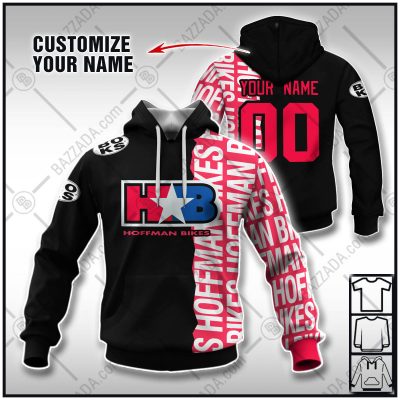 HOFFMAN TEAM OLD SCHOOL BIKE JERSEY CLASSIC BMX JERSEY RACE BIKE SHIRT VINTAGE- Personalize name and number