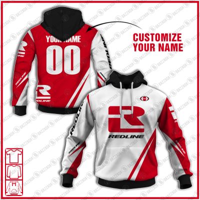 REDLINE TEAM OLD SCHOOL BIKE JERSEY CLASSIC BMX JERSEY RACE BIKE SHIRT VINTAGE- Personalize name and number