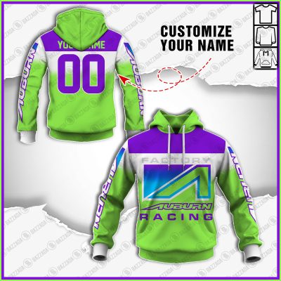 AUBURN FACTORY RACING TEAM 003 OLD SCHOOL BIKE JERSEY CLASSIC BMX JERSEY RACE BIKE SHIRT VINTAGE- Personalize name and number