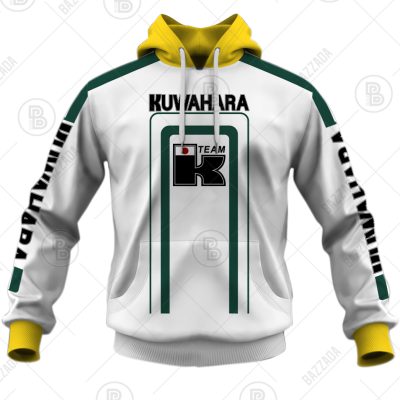 KUWAHARA TEAM WHITE LINE GREEN OLD SCHOOL BIKE JERSEY CLASSIC BMX JERSEY RACE BIKE SHIRT VINTAGE- Personalize name and number