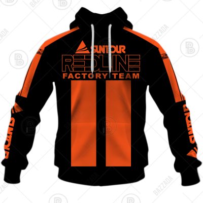 REDLINE FACTORY TEAM SUNTOUR BLACK ORANGE OLD SCHOOL BIKE JERSEY CLASSIC BMX JERSEY RACE BIKE SHIRT VINTAGE- Personalize name and number