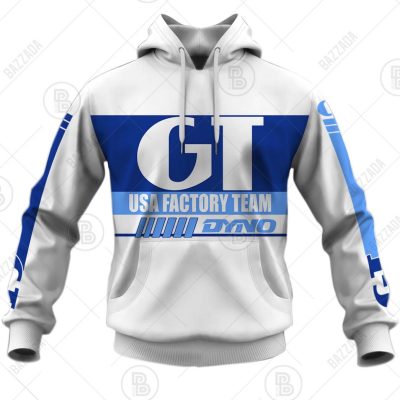GT TEAM WHITE BLUE USA FACTORY TEAM DYNO RACE OLD SCHOOL BIKE JERSEY CLASSIC BMX JERSEY RACE BIKE SHIRT VINTAGE- Personalize name and number