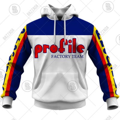 PROFILE FACTORY TEAM OLD SCHOOL BIKE JERSEY CLASSIC BMX JERSEY RACE BIKE SHIRT VINTAGE- Personalize name and number