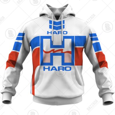 HARO RACE WHITE BLUE LINE ORANGE OLD SCHOOL BIKE JERSEY CLASSIC BMX JERSEY RACE BIKE SHIRT VINTAGE- Personalize name and number