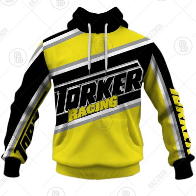 TORKER TEAM FACTORY BLACK YELLOW OLD SCHOOL BIKE JERSEY CLASSIC BMX JERSEY RACE BIKE SHIRT VINTAGE- Personalize name and number