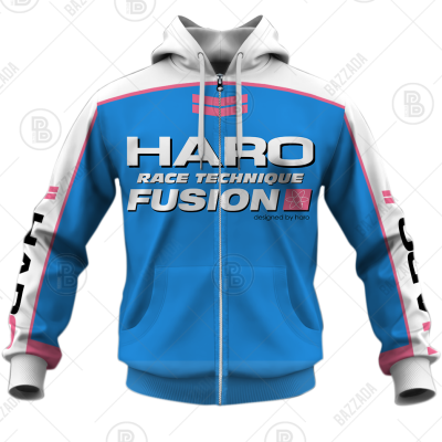 HARO RACE BLUE WHITE OLD SCHOOL BIKE JERSEY CLASSIC BMX JERSEY RACE BIKE SHIRT VINTAGE- Personalize name and number