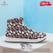 Hot Cute Halloween Print Pattern High Top Sneakers Eye Soothing Picture Dear - demo10