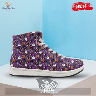 HOT Festival Halloween Print Pattern High Top Sneakers - soulcals