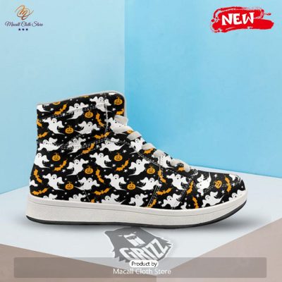 HOT Ghost Halloween Print Pattern High Top Sneakers - soulcals