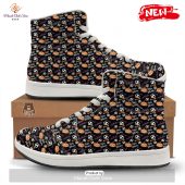 Hot Halloween Black And Orange Print Pattern High Top Sneakers 1 P0osp.jpg - demo10