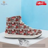 Hot Horror Monsters Halloween Print Pattern High Top Sneakers 2 7ex3g.jpg - demo10