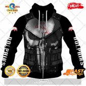 Hot Personalized Nrl Dolphins Punisher Hoodie Sweatshirt 3d Lovely Smile - demo10