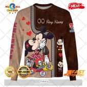 Hot Personalized Nrl Newcastle Knights Mickey And Minnie Design Hoodie Sweatshirt 3d 4 Pfppe.jpg - demo10