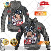 Hot Personalized Nrl Sydney Roosters Logo And Minnie Mouse Design Hoodie Sweatshirt 3d 1 Sg031.jpg - demo10