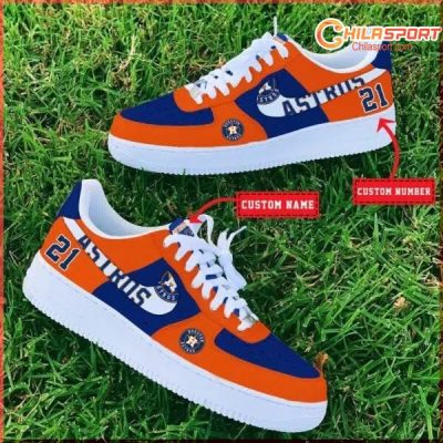 Houston Astros MLB Air Low Top AF1 Sneakers Shoes Stylish Gifts For Men And Women - soulcals