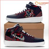 Houston Texans High Top Sneakers Stylish Fan Gift Collection - soulcals