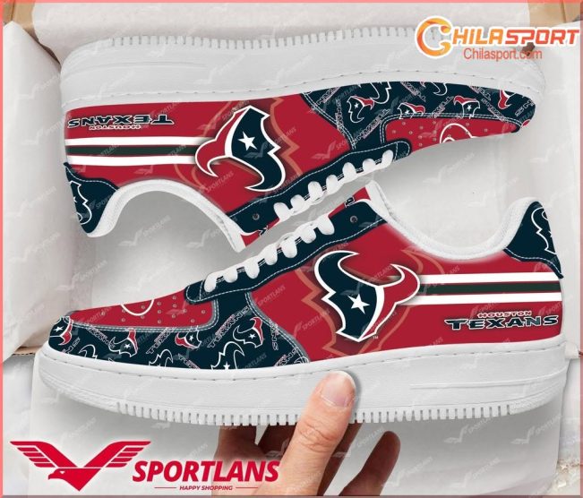 Houston Texans NFL Air Low Top AF1 Sneakers Stylish, Comfortable Shoes for Men and Women Fans - soulcals