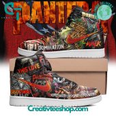 Pantera Heavy Metal Air Jordan 1 Sneaker - soulcals.com