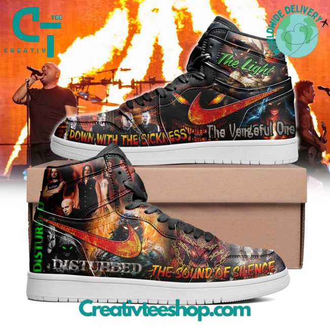 The Light Disturbed The Sound Of Silence Air Jordan 1 Sneaker - soulcals.com