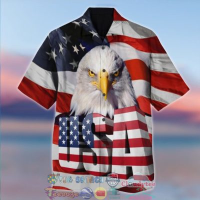 Independence Day American Eagle Hawaiian Shirt And Shorts - Hot Sale 2025
