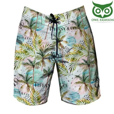 TIFFANY n CO coconut trees COMBO HAWAII SHIRT SHORTS