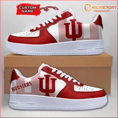 Indiana Hoosiers NCAA Air Low Top AF1 Sneakers Stylish Fan Shoes for Men and Women - soulcals