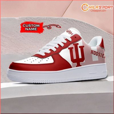 Indiana Hoosiers NCAA Air Low Top AF1 Sneakers Stylish Fan Shoes for Men and Women - soulcals