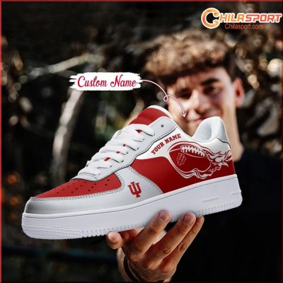 Indiana Hoosiers NCAA Air Low Top AF1 Sneakers Stylish Shoes Gift For Men And Women - soulcals