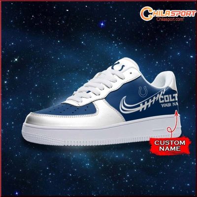 Indianapolis Colts NFL Air Low Top AF1 Sneakers Shoes Official Stylish Comfort Footwear For Fans - soulcals