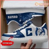 Indianapolis Colts NFL Air Low Top AF1 Sneakers Shoes Stylish Gift Ideas for Fans - soulcals